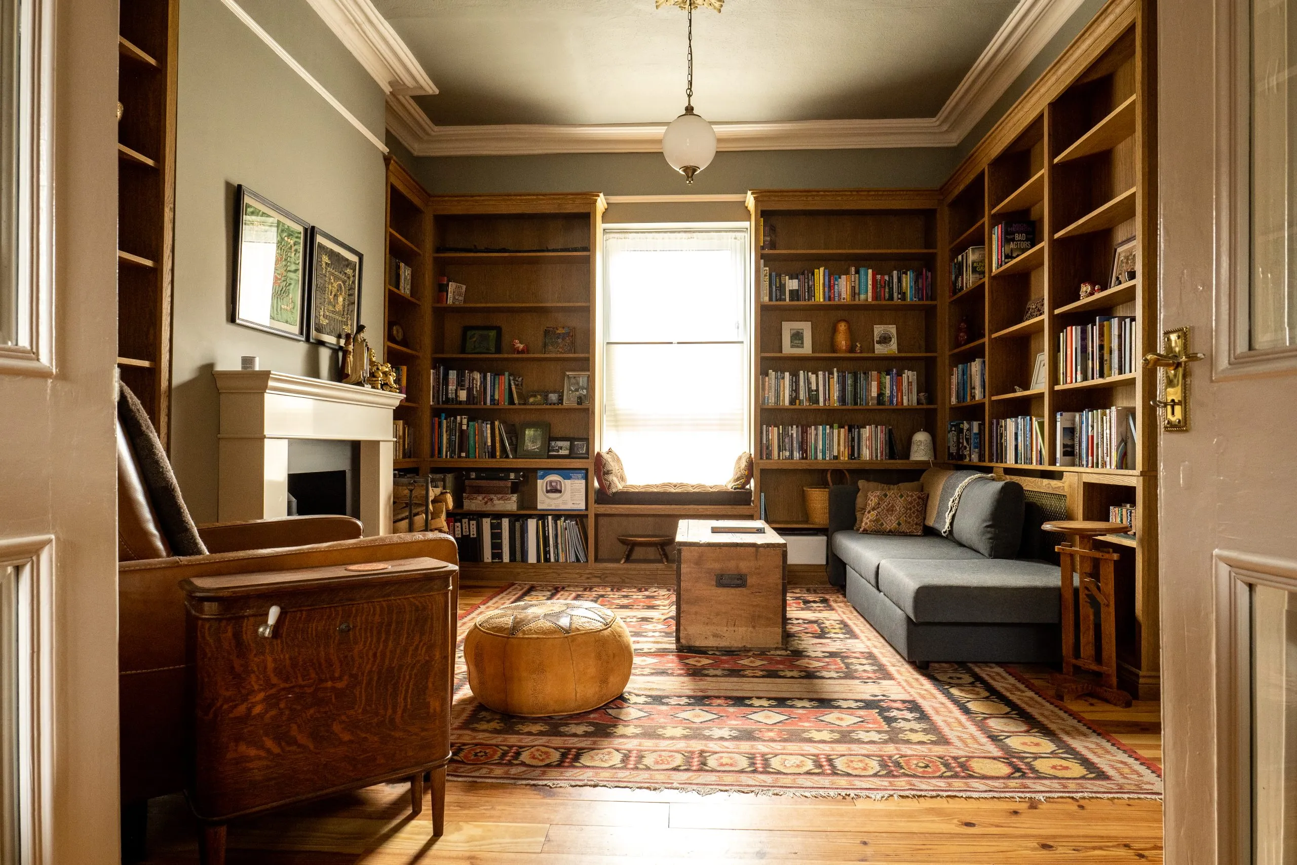 Dublin red-brick terraced house after deep retrofit and renovation