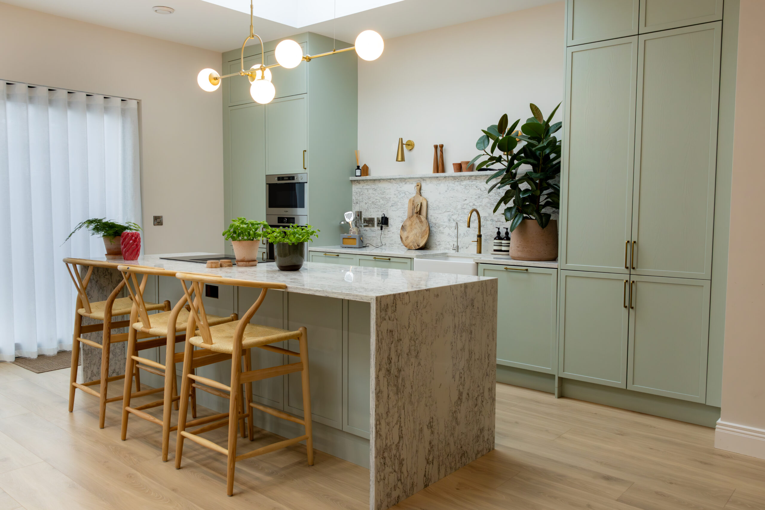 Dublin red-brick terrace with rear extension and attic conversion following deep retrofit